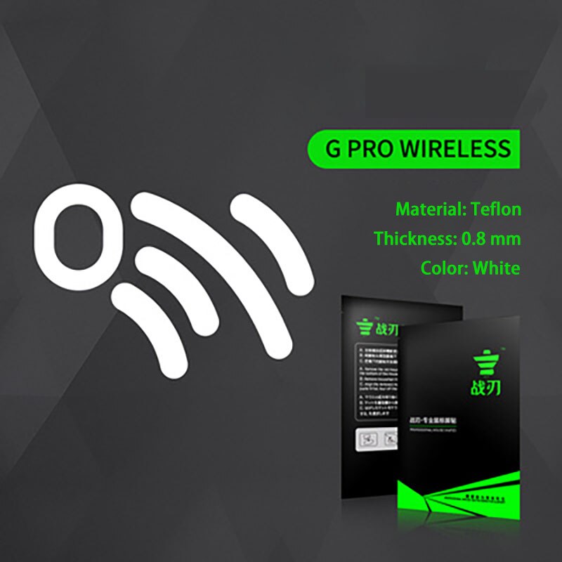 1Set 0.6Mm Witte Muis Pads Gaming Muis Voeten Muis Skate Voor Logitech G Pro Draadloze En Anderen Model: G Pro Wireless