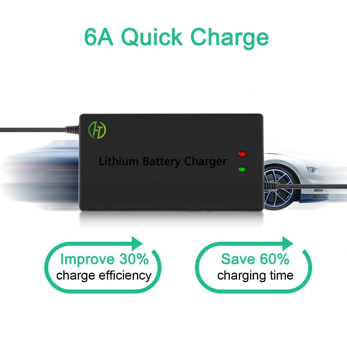QDD 71,4 V 5A Ladegerät 60 V Li-Ionen-Akku Smart-Ladegerät für 17 S 60