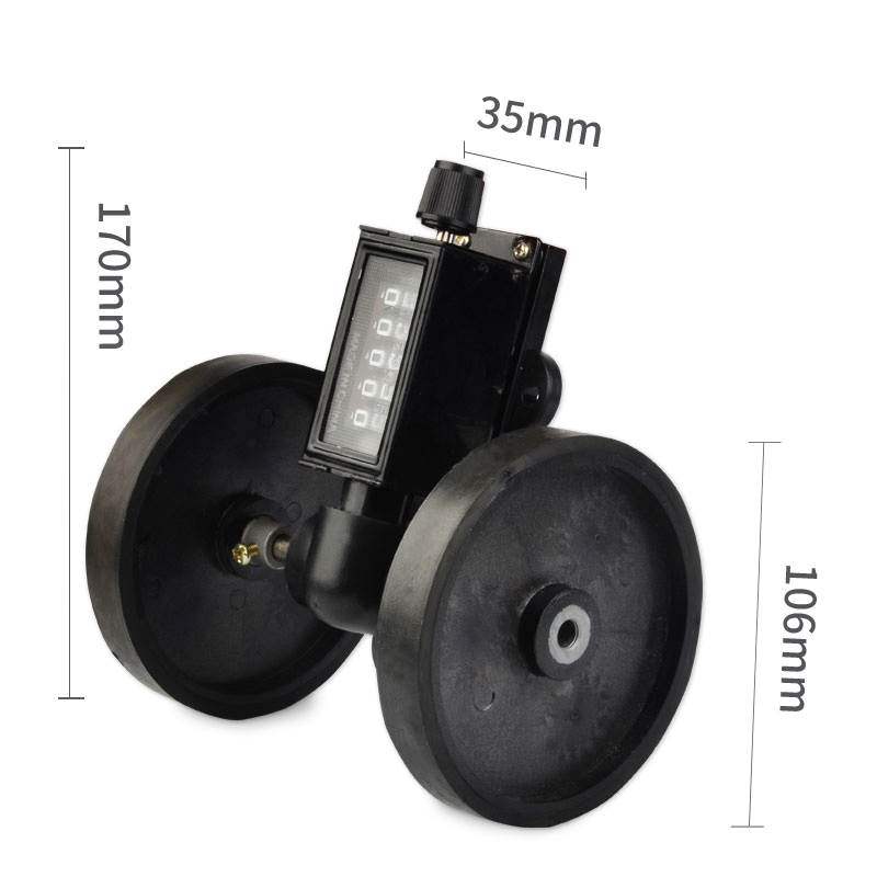 Länge rollen Zähler Fünf Ziffer Länge Messung Werkzeug Leder Kabel Kunststoff Länge rollen Länge Meter 0 ~ 9999,9