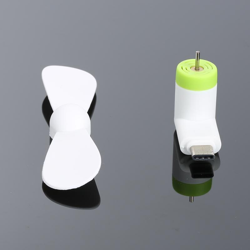 Gorący kreatywny Mini przenośny mikro USB wentylator 5v 1w USB do telefonu komórkowego gadżet wentylatory Tester dla typu C typ C USB-C wentylator ręczny