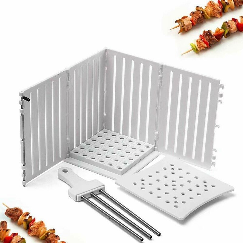 36 Holes Meat Skewer Barbecue Kebab Maker Bbq Grill Skewer Machine