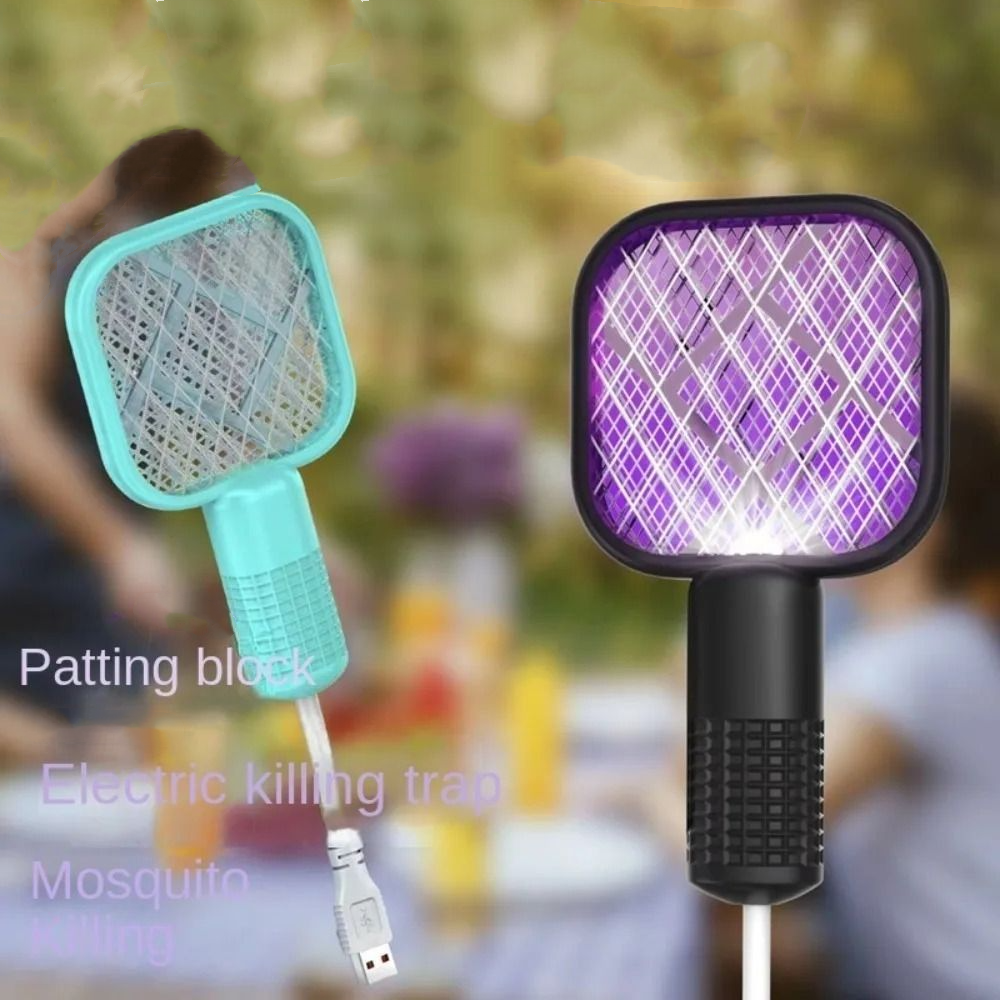 Duurzame USB Mug Swatter Val Mini UV Licht Fly Bug Zapper Elektrische Schok Draagbare Muggen Killer Lamp Slaapkamer