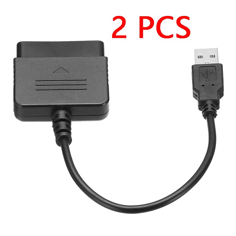 Gaming Controller Adapter For PlayStation 2 3 PS2 To PS3 PC Converter 20CM No Memory USB Adapter Converter Cable Without Driver: 2pcs