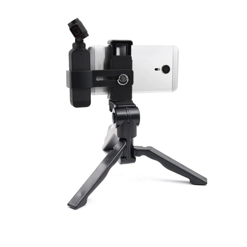 OSMO Pocket 2 Tripod Foldable Handheld TriPod / Smartphone Clip Kit For DJI Pocket 2 Tripod Kit Expansion Accessories