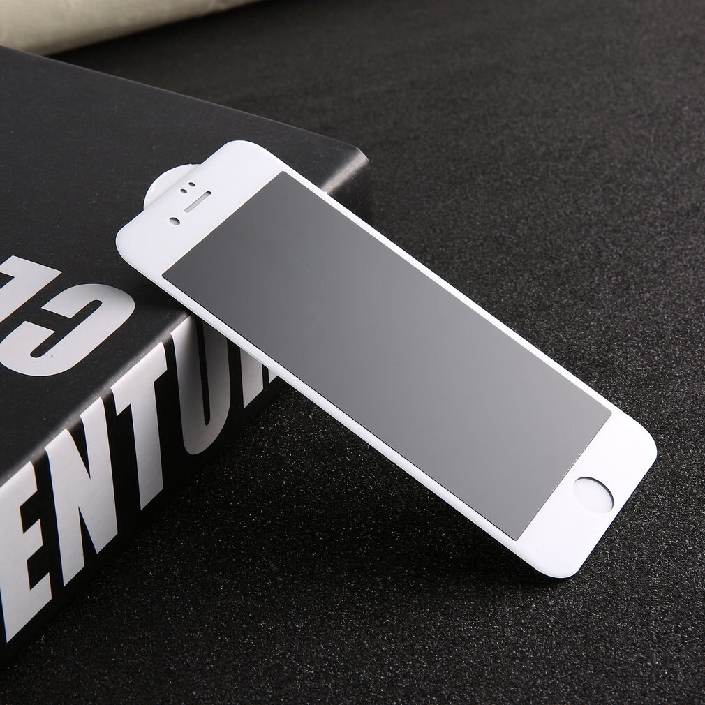 3D White Screen Protector Privacy Tempered Glass 3D Curved Case Friendly 9H Hardness Screen Protector Film for iPhone 6 7 8