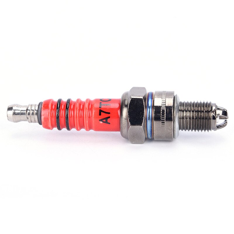 1 pieza bujía de alto rendimiento 3 electrodos para Scooter GY6 accesorios de bujía de motocicleta