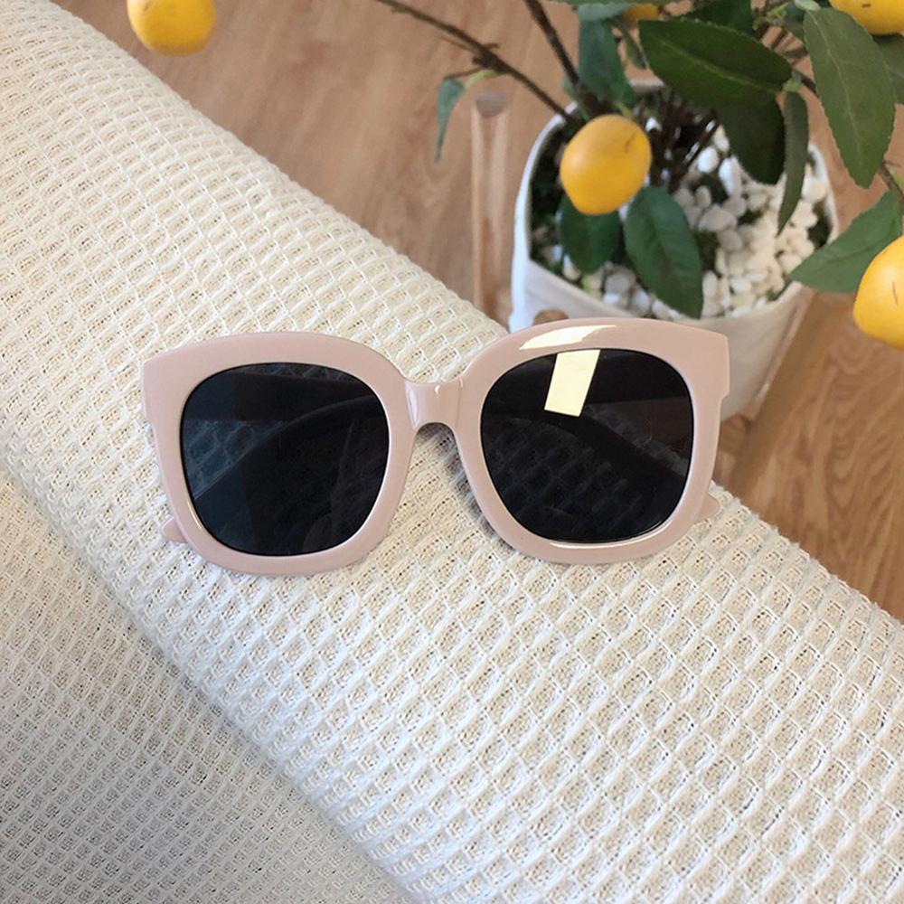 Retro Simple Big Wide Frame Sunglasses Wide Frame Multicolor Sunglasses