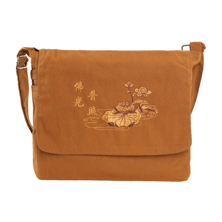Bolso budista de monje budista, bolsa de hombro