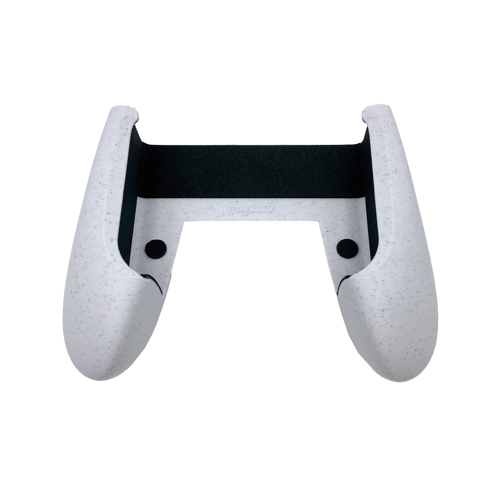 Mango de agarre impreso en 3D para RG40XX V, accesorios de mano cómodos, ergonómico, controlador de bricolaje: Gris claro