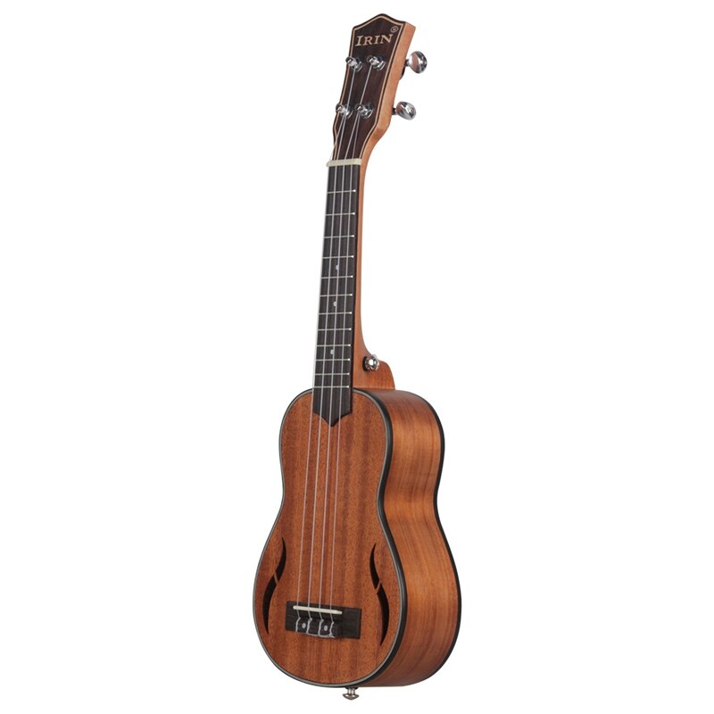 Irin soprano ukulele kits 21 Polegada madeira de mogno guitarra acústica ukelele saco capo cinta corda de alta qualidade hawaii 4 cordas