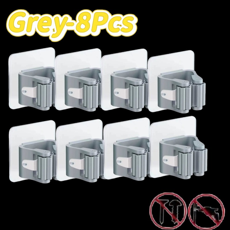 Supporto per scopa autoadesivo Supporto per scopa Supporto per scopa a parete Supporto per scopa Spazzola per spazzare Gancio Organizzatore di stoccaggio Accessori per la cucina del bagno: Menta