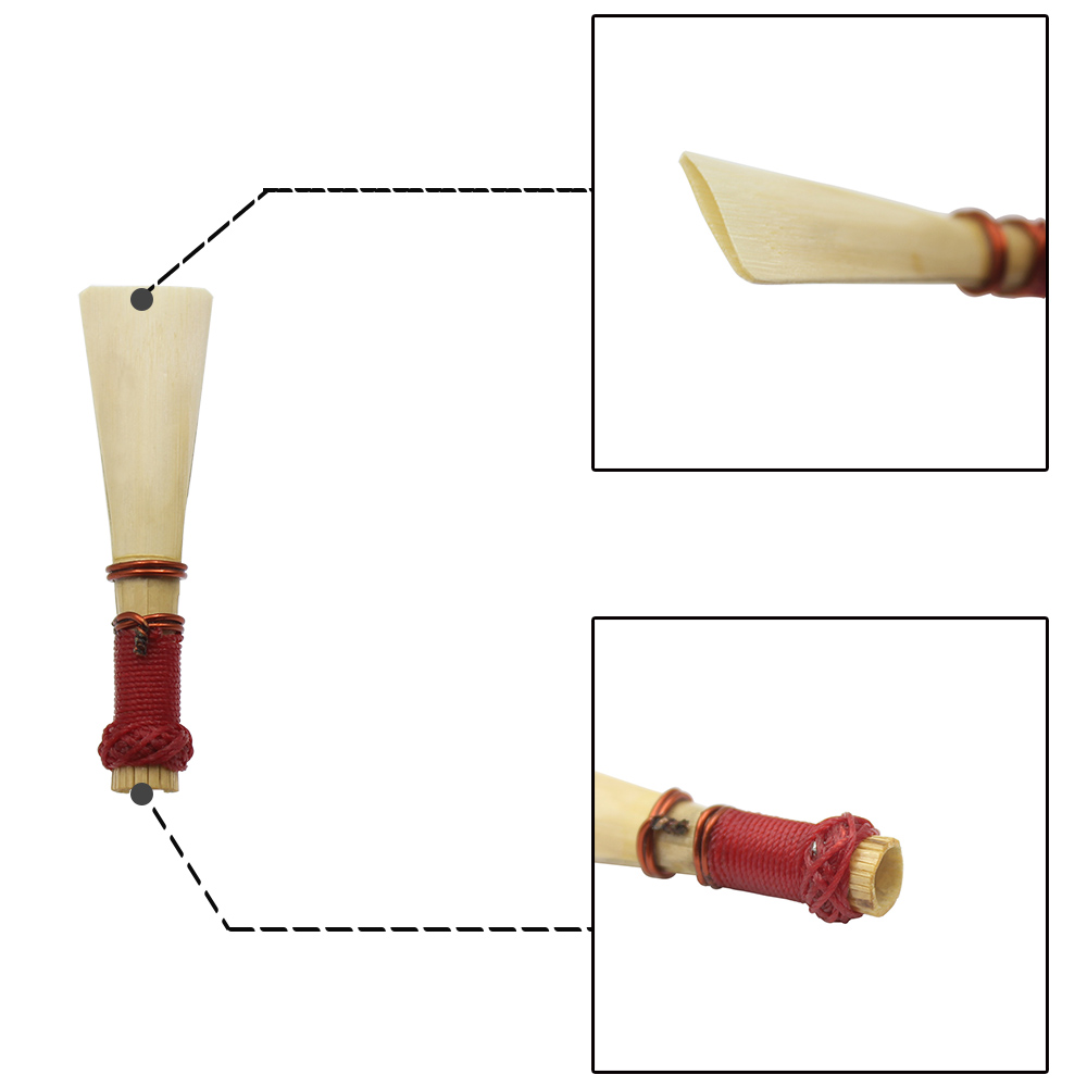 IRIN 1 pièce roseau de basson de force moyenne avec pièces de basson et accessoires