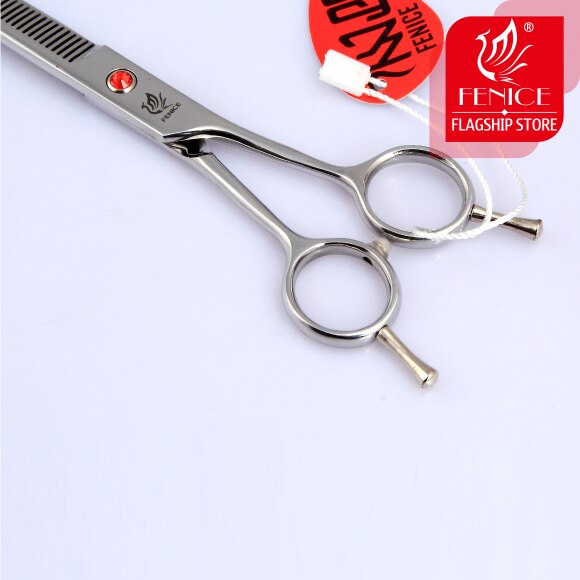 Fenice brand Japanese 440C stainless steel 6.5 inch Pet grooming Cutting Thinning scissors