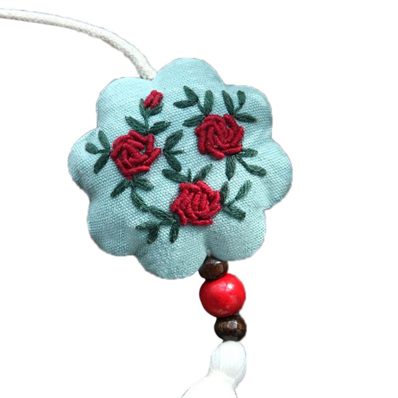Sachet de matériel broderie de voiture | Bricolage de Style chinois, Sachet de suspension de voiture, Kit de cerveaux, broderie K1MF: C