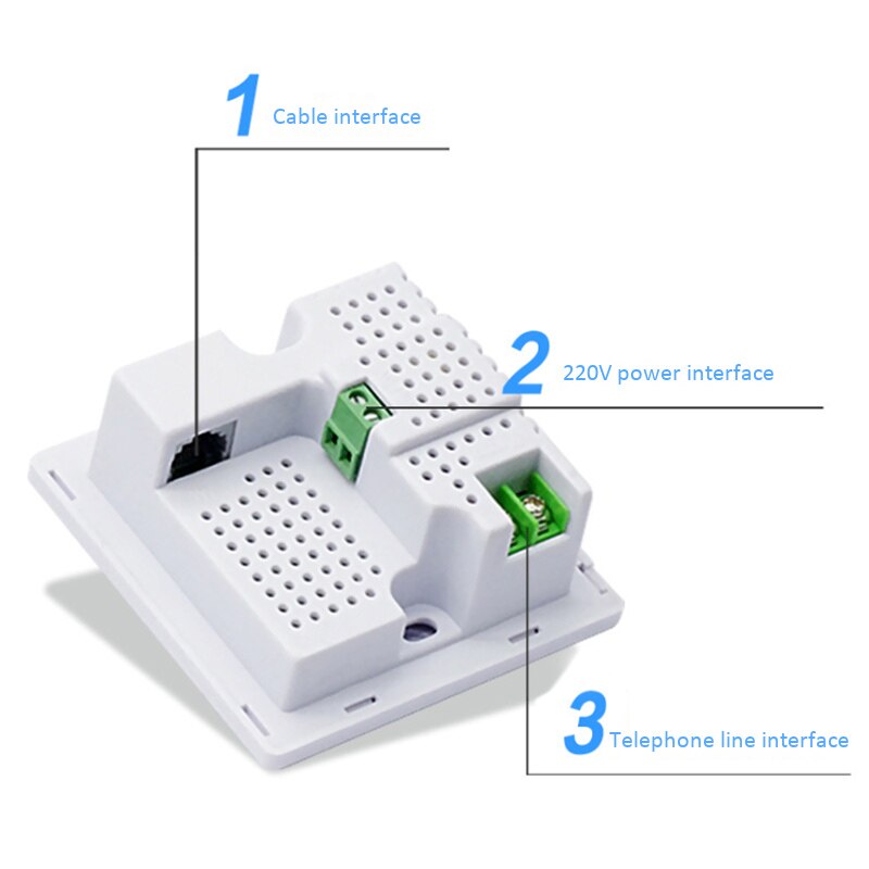 300 mbps in-wall ap repeater wifi stopcontact router toegangspunt draadloos  rj45 220v poe usb opladen router