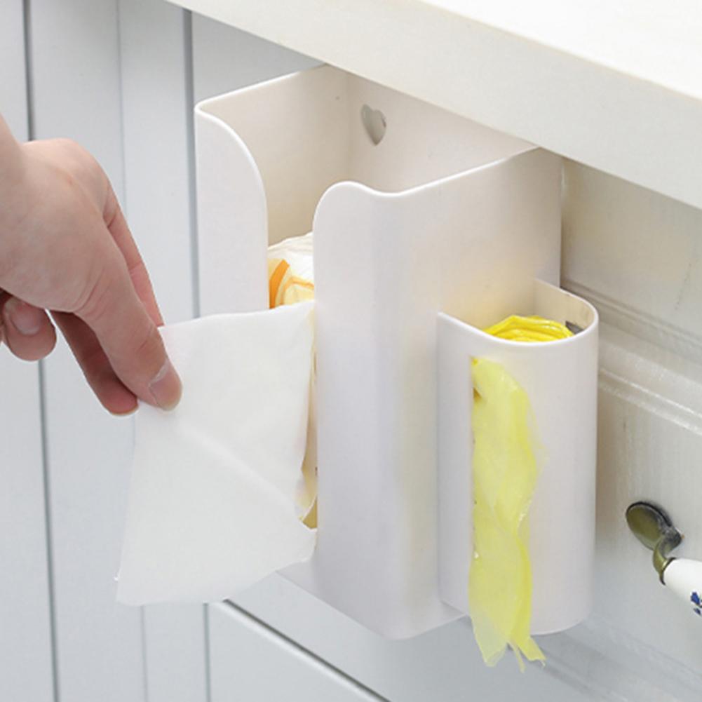 2 in 1 Tissue Box Wall Mounted Tissue Holder Under... – Grandado