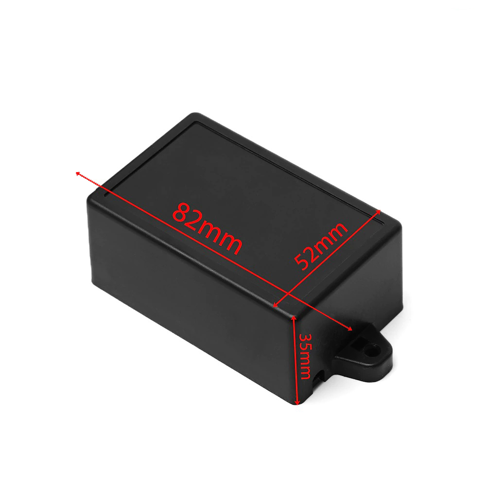 Electronic Supplies Waterproof ABS Plastic Project Box Storage Case Housing Instrument Case Enclosure Boxes: Orange