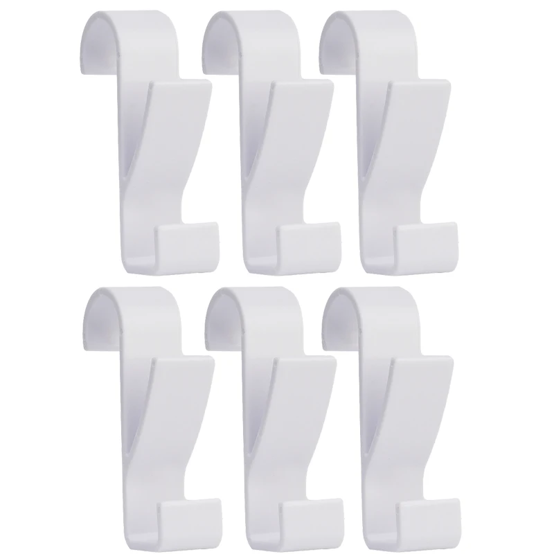 3/6PCS Badkamer Hanger Clips Verwarmde Handdoek Radiator Rail Haak Houder Multifunctionele Droogrek Haak Handdoek Kleding opslag Hanger: Donker Kaki