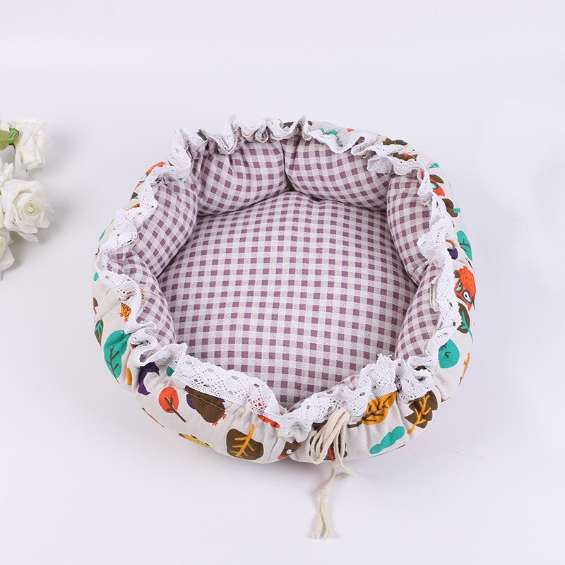 Pet Dog Nest flower Bud Nest Pumpkin Nest Small Dog Kennel Cat Nest Pet Mat Sleep Nest For Cat Teddy Chihuahua Bed: Owl