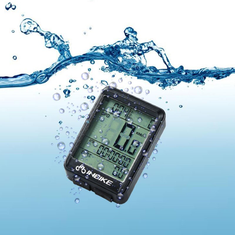 INBIKE Waterproof Ciclocomputer LED Backlight Odometro Bicicleta Velocimetro Bike Multifunction Licznik Rowerowy Bezprzewodowy