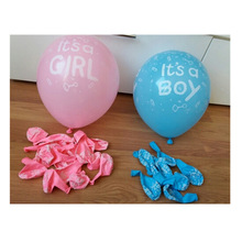 10 stuks Het Is EEN Jongen en Het EEN Meisje Baby Boy Latex Ballonnen voor Bruiloft Verjaardag Baby Shower party Decoratie Blauw Roze Kleuren