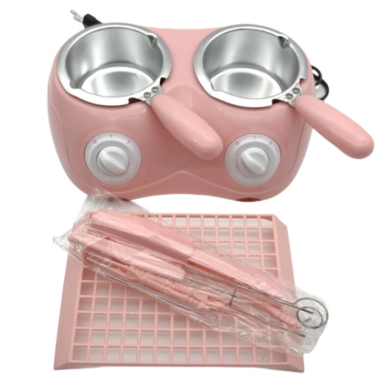 Aluminum Liner Plastic Chocolate Melting Pot Electric Fondue Melter Machine Retailsale