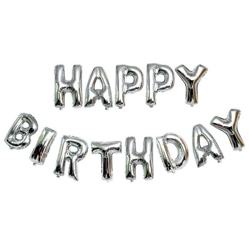 16 Inch Letters Gelukkige Verjaardag Folie Ballonnen Gelukkige Verjaardag Partij Decoratie Kids Alfabet Air Ballonnen Baby Shower Benodigdheden