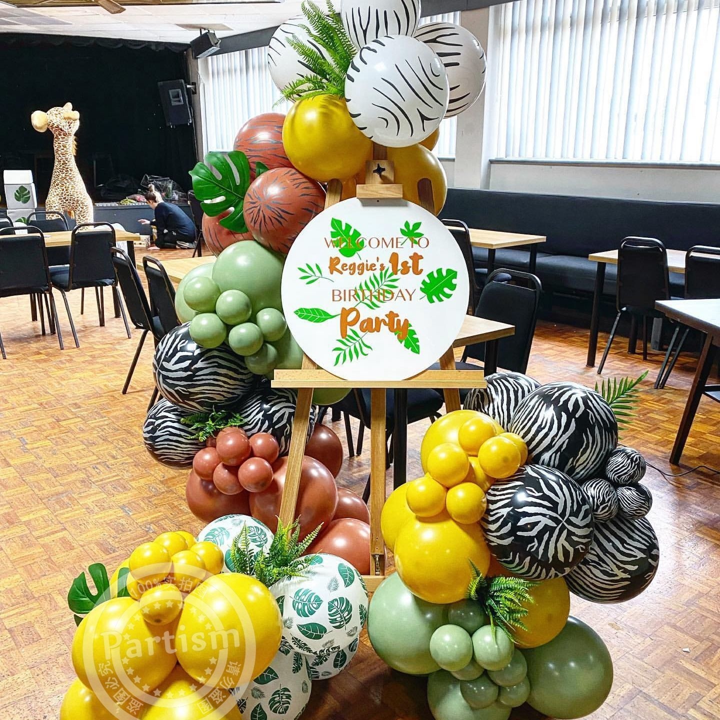 20 stks 12 inch Tijger/Luipaard/Giraffe Patroon Ballon Set voor Kinderen Wild Dier Jungle Safari Verjaardagsfeestje decoratie Benodigdheden