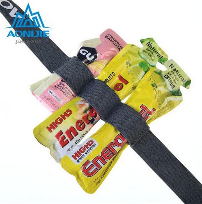 AONIJIE Running Outdoor sports Triathlon Marathon Race Number Belt With Gel Holder Outdoor Sports Running Belt
