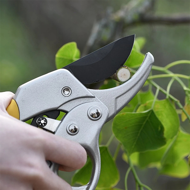 Garden Pruning Shears With SK-5 Metal Blade Handheld Pruning Shears, Secateurs,Lightweight Cutting Tool For Garden, Plant Flower
