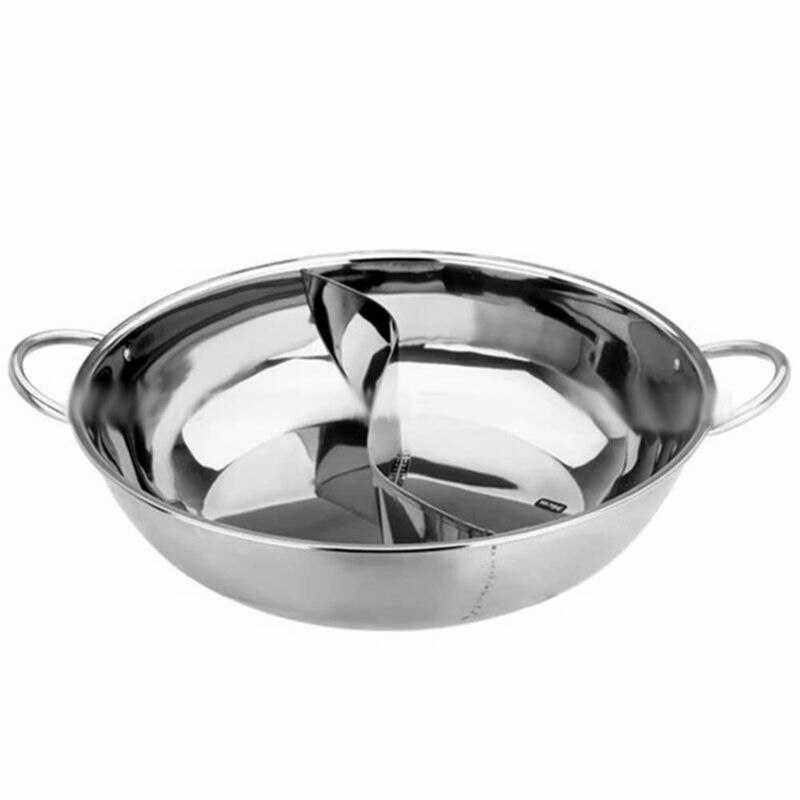 Stainless Steel Pot Kitchen Soup Stock Pot Cookware For Induction Cookers Cooking Pot Mandarin Duck Pot