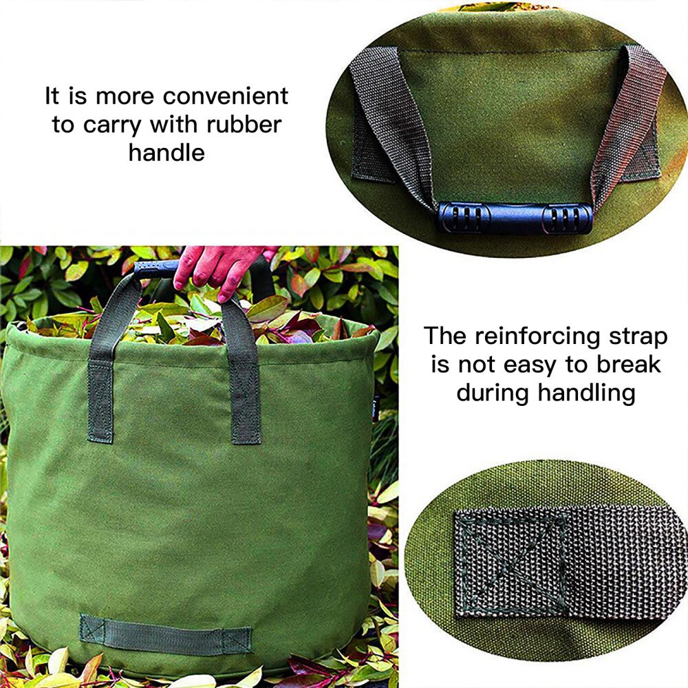 Sac de feuilles mortes, outils de jardinage, pochettes agricoles et forestières, préservation des feuilles, panier poubelle en toile, jardinières durables