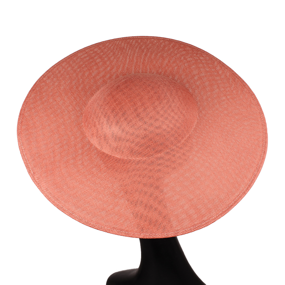 Big Top Hat 40 CM Size Women Party Dinner Deby Cocktail Ladies Chapeau Cap Bride Wedding Fascinators Base DIY Hair Accessores