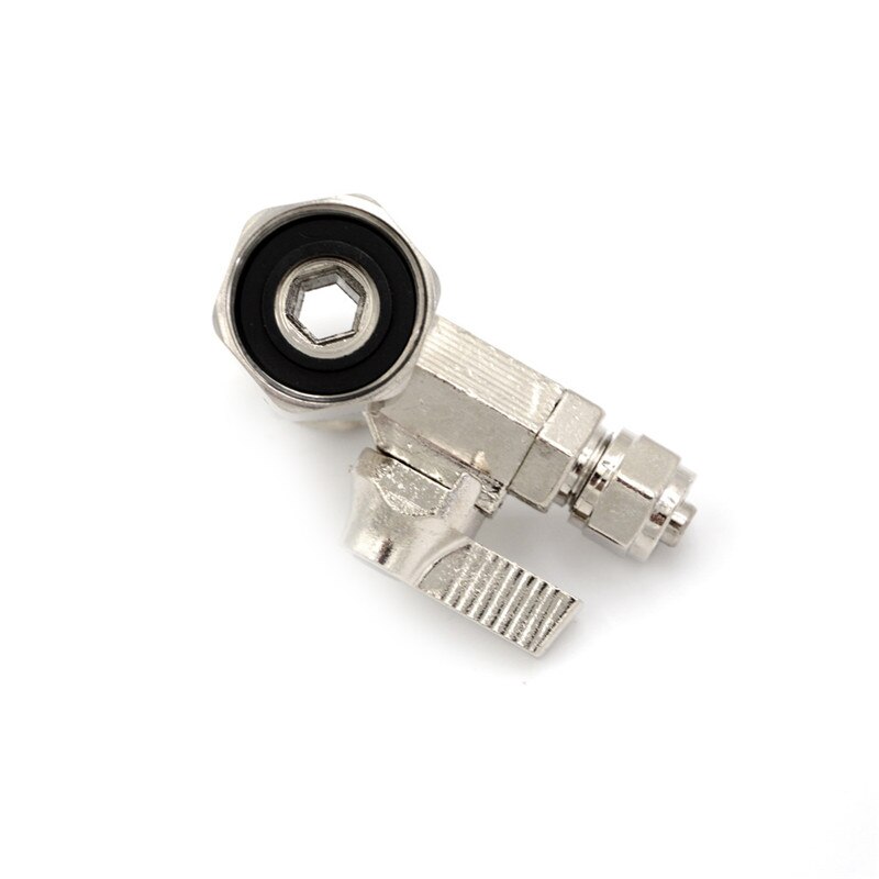 1 pièces filtre à eau purificateur adaptateur 1/2 ''à 1/4" robinet à tournant sphérique robinet sûr cuivre nickelage