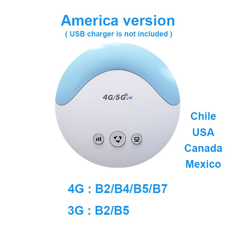 4G SIM card WiFi router 4G CPE 4G modem Hotspot RJ45 WAN LAN LTE dongle LTE WiFi router: America versionLC119