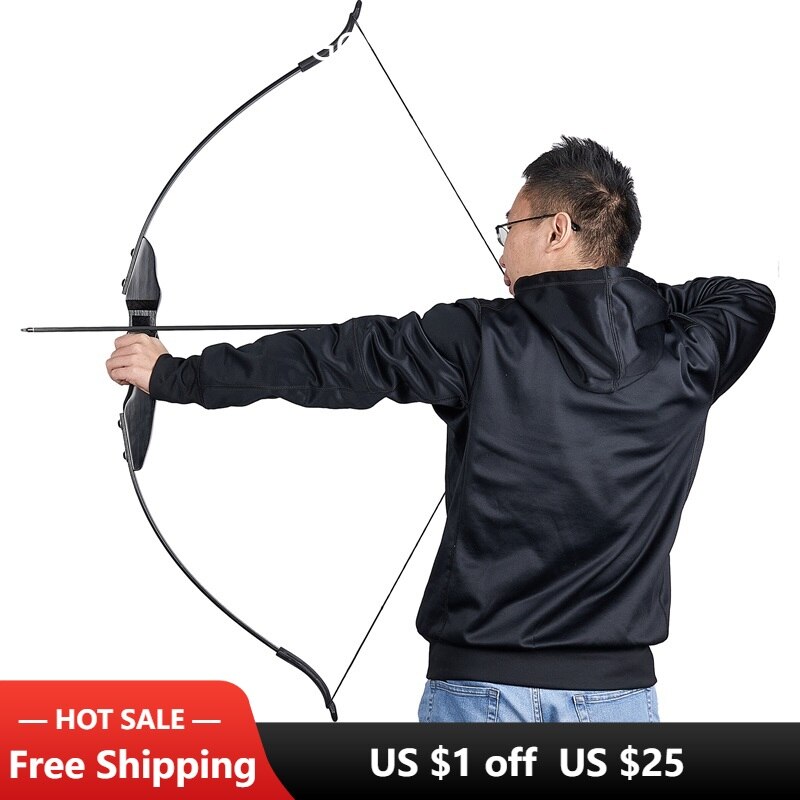 Arc Recurve et flèches en carbone, 30/40lbs, pour tir à droite, accessoires de chasse