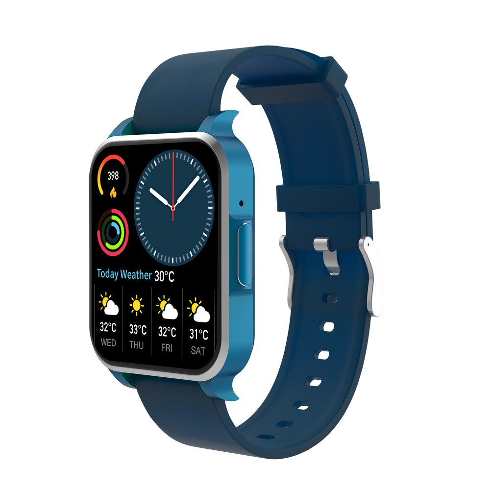 Uhr Männer Frauen Blutdruck Monitor Sport Bluetooth Smartwatch Fitness Tracker Armbinde Clever Uhr Clever Uhr: Blau