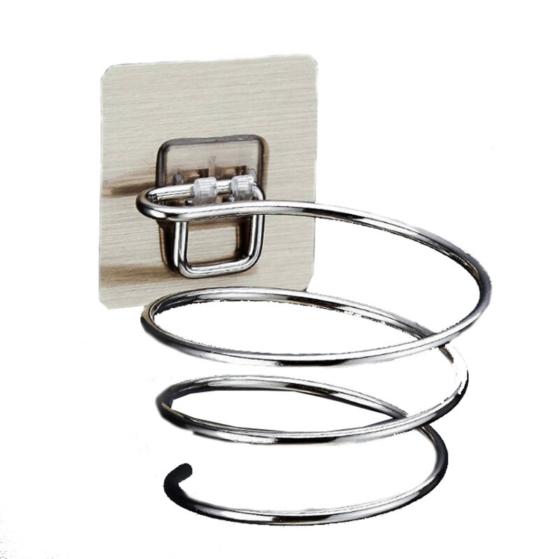 Soporte para secador de pelo de baño, organizador de pared, soporte para plancha de pelo, estantes de almacenamiento, accesorios: 1
