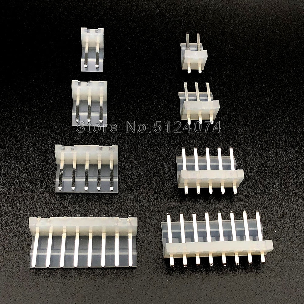 6-40 stks/partij CH3.96 Connector 180 Graden Rechte naald Pin 3.96mm Wafer Pin Header 3.96-EEN 2 p/3 P/4 P/5 P/6 P/7 P/8 P/ 9 P/10 P