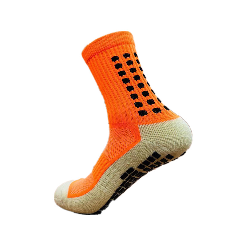12 Colors Football Socks Anti Slip Soccer Socks Sports Socks The Same Type As The Trusox: Orange