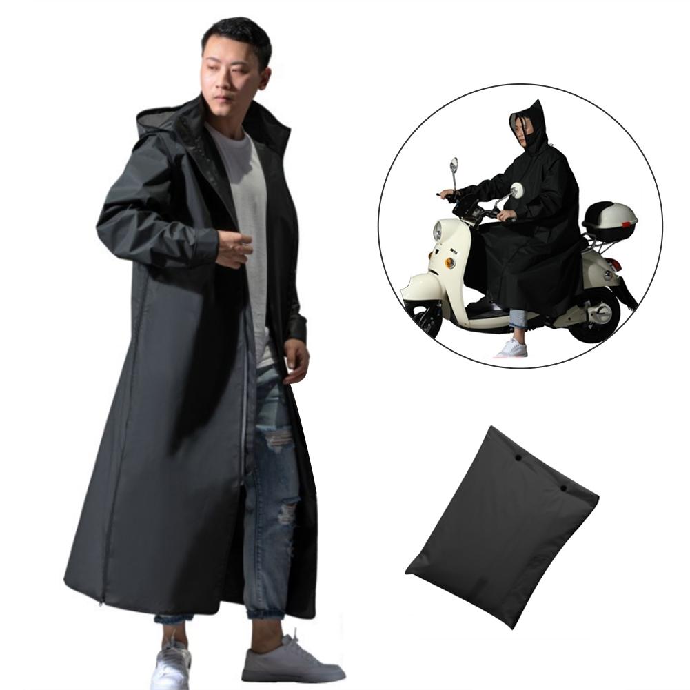 Motorfiets Regenjas Vrouwen/Mannen Rits Hooded Poncho Motorfiets Regenkleding Lange Stijl Wandelen Milieu Regen Jas Xl/Xxl/xxxl