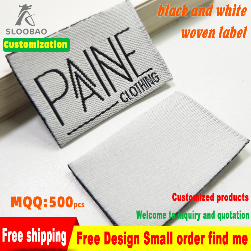 Custom Grote Kledingstuk Geborduurde Labels Geweven Labels Naaien Kleding/Jas/Jeans Labels Tags 1000pcs