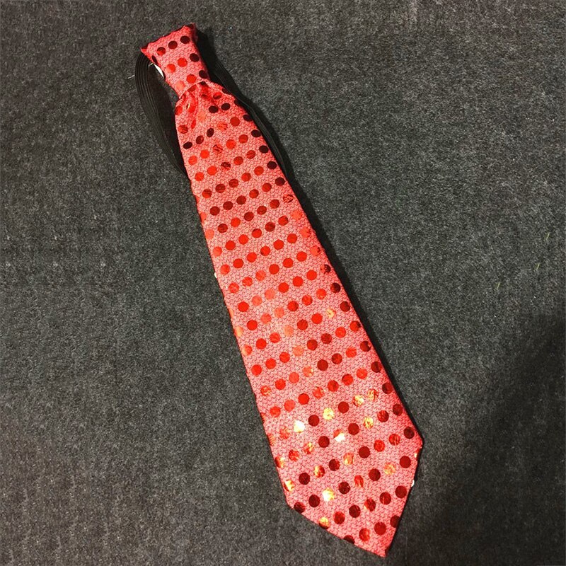 Męskie Bowtie migające oświetlenie LED Up cekiny krawat klub Bar Xmas Party kobiety krawat krawaty ślubne świecący prezent 2022 dekoracje świąteczne: A-3