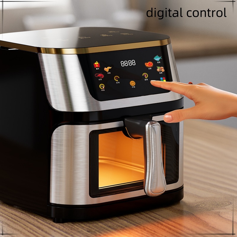 Domowa wielofunkcyjna, automatyczna, widoczna frytkownica parowa o dużej pojemności i dużej mocy