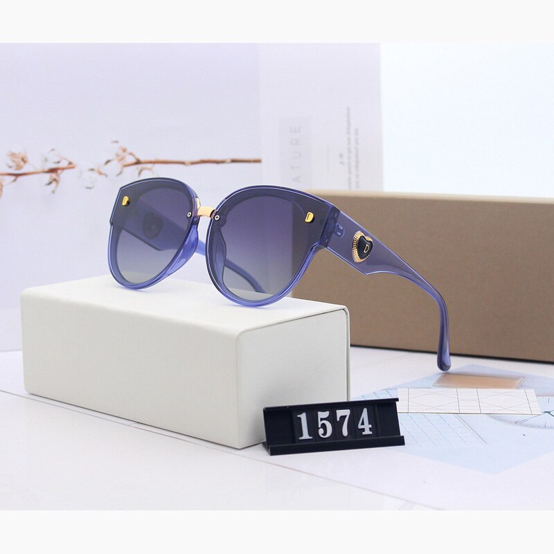 Cat eye kvinder solbriller mænd solbriller briller briller mærke klar linse  uv400 nuance kørende oculos: 5 original æske