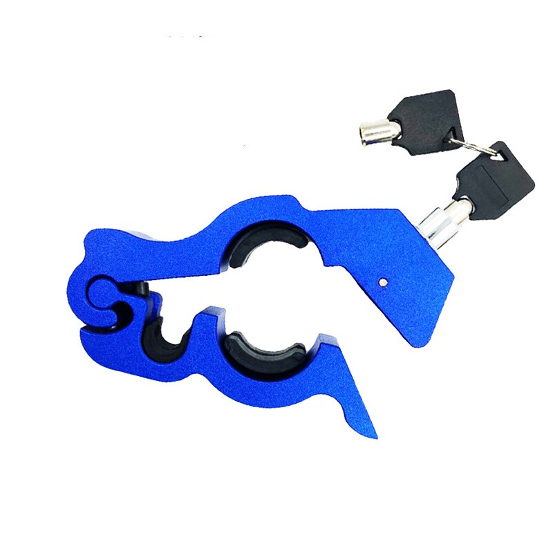 Bicycle Motorcycle Handlebar Lock Grip Anti Theft Safety Locks Brake Motorbike Auto Fit Scooter ATVs Security Bike Accessories