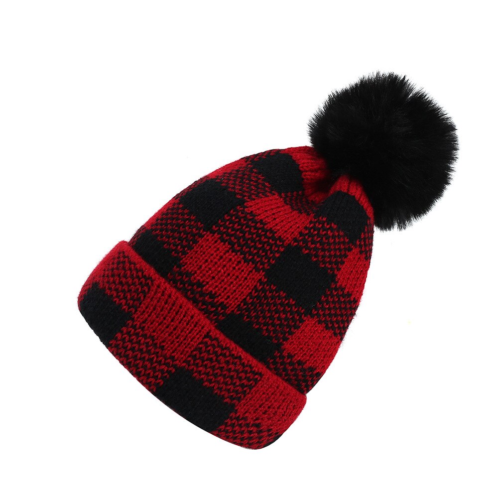 Familie Kerst Hoed Outdoor Party Wear Knit Hoed Warme Winter Kerstman Hoed Xmas Hoed Voor Volwassenen Unisex Mutsen Cap