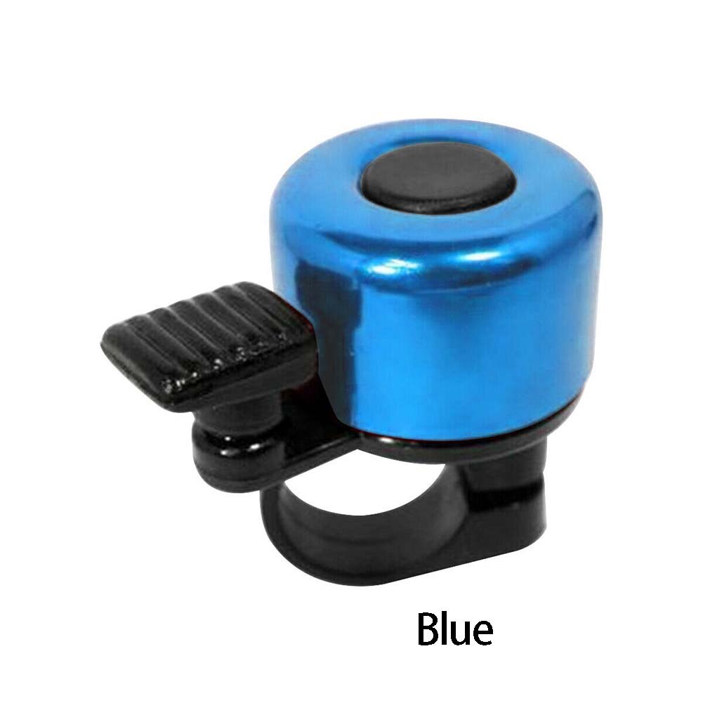 Aluminum Alloy Loud Sound Bicycle Bell Handlebar Safety Metal Ring Environmental Bike Cycling Horn Multi Colors Handlebar Bell: Blue