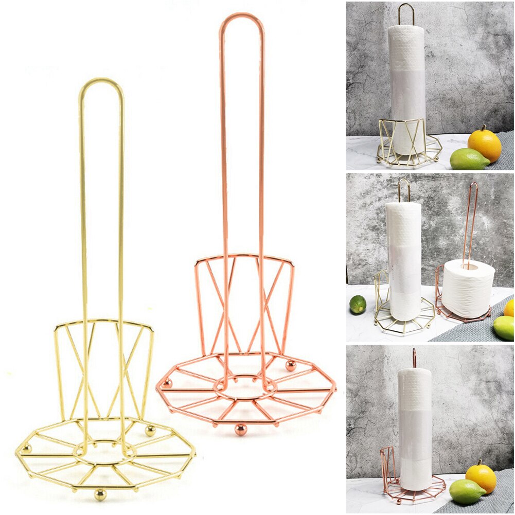 Bathroom Toilet Paper Roll Holder Stand Storage Organizer Rack for Home Kitchen DIN889