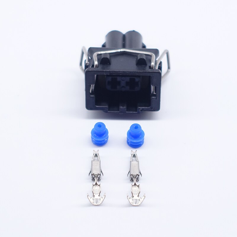 5 Set Amp Tyco 2 Pin Female Male Auto Waterproof Wire Harness Connector Automotive Plug For 357 972 762 and 357 972 752: 5sets female